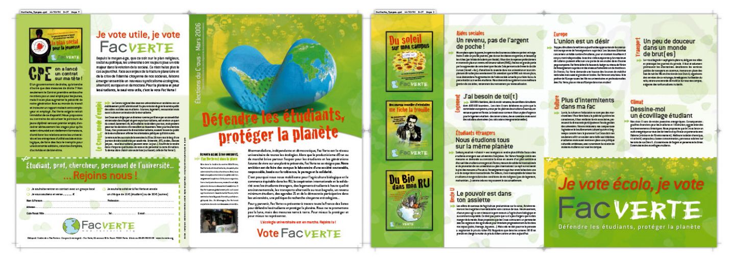 © Thierry Palau - Création affiches Fac Verte