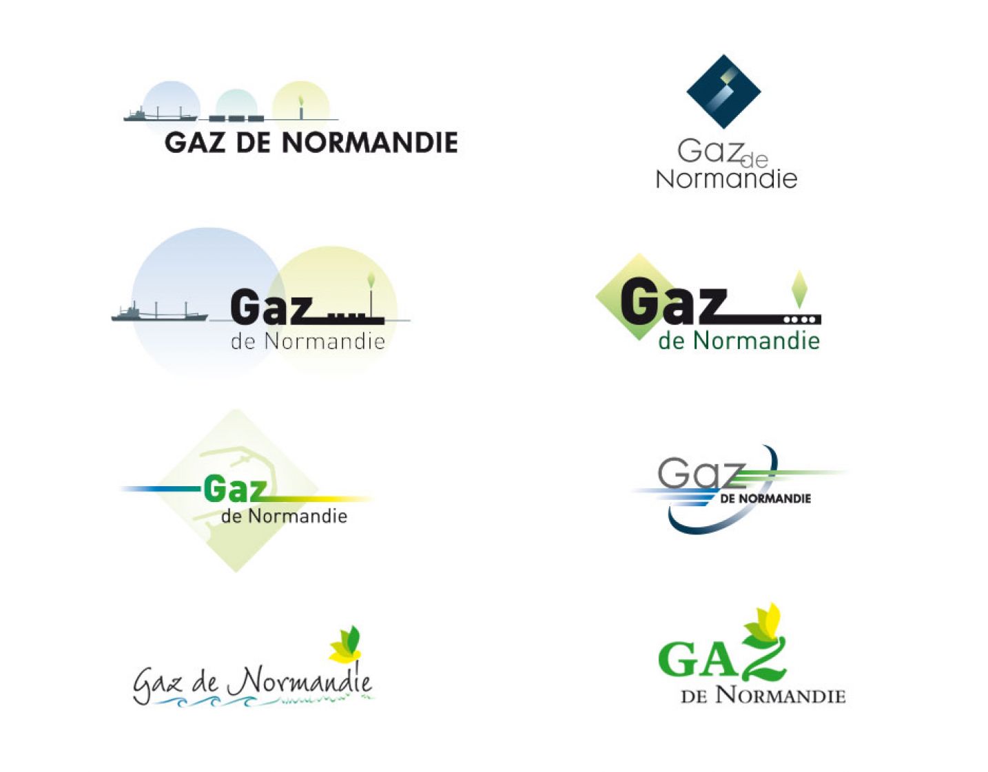 © Thierry Palau & Ian Lobry - Création logo Gaz de Normandie