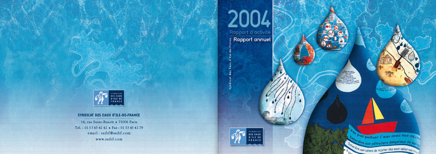 © Thierry Palau - Rapport annuel 2004 du Syndicat des Eaux d'Ile-de-France (Sedif)