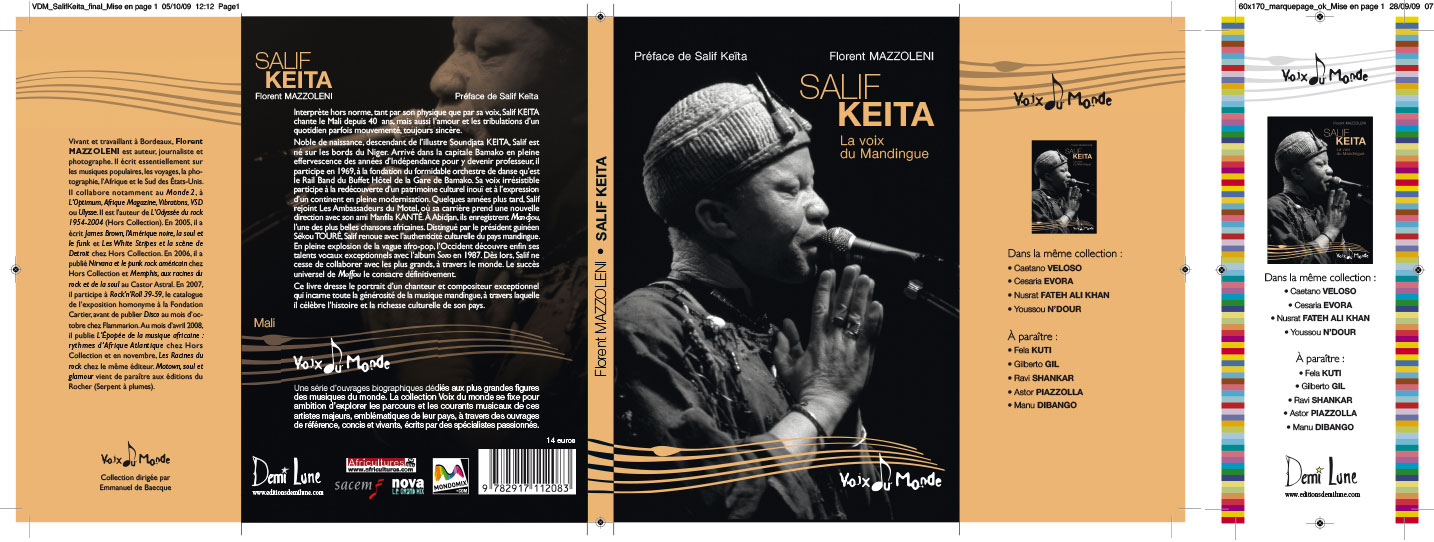 © Thierry Palau - Création couverture livre Salif Keïta, la voix du Mandingue