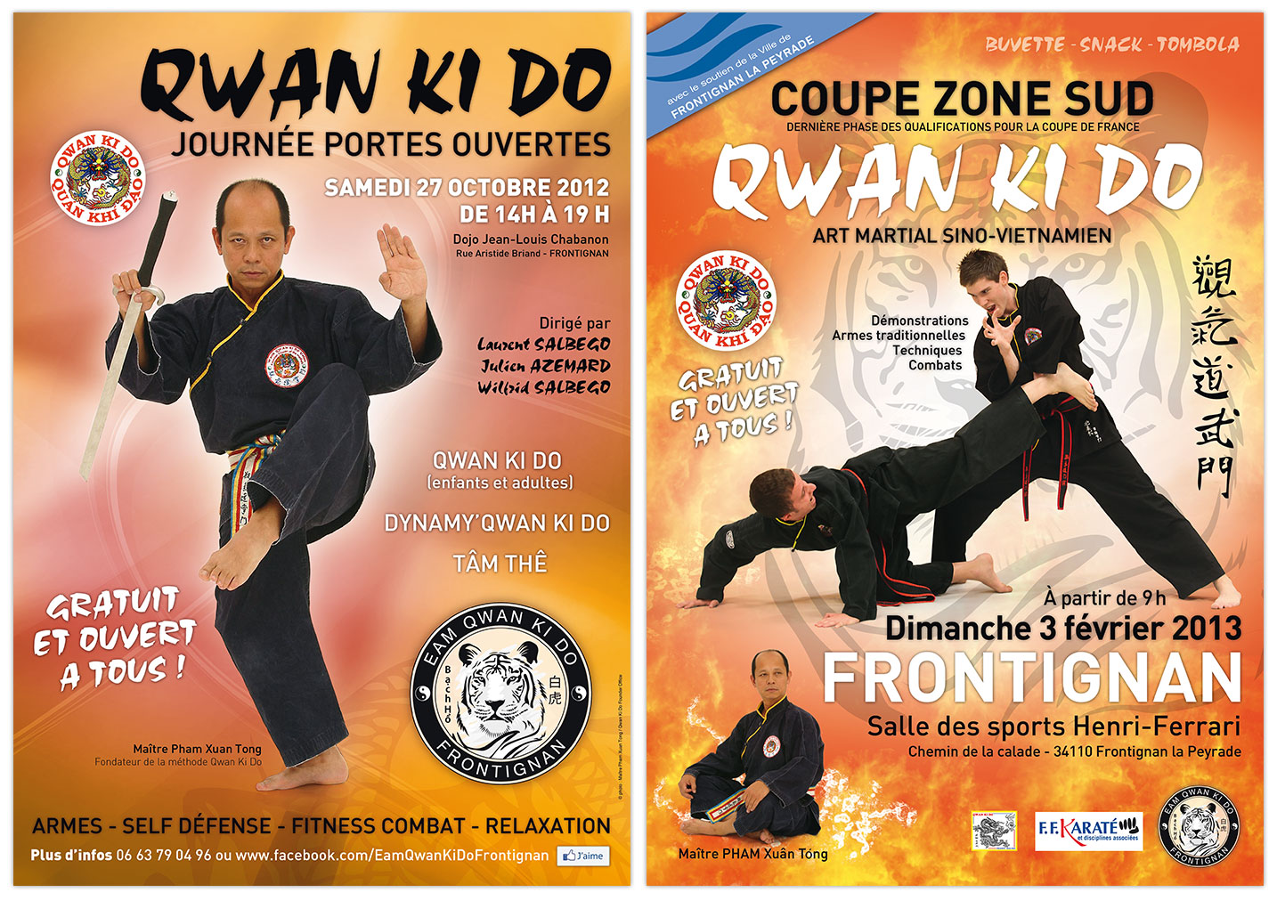 © Thierry Palau - Création affiche EAM Qwan Ki Do Frontignan