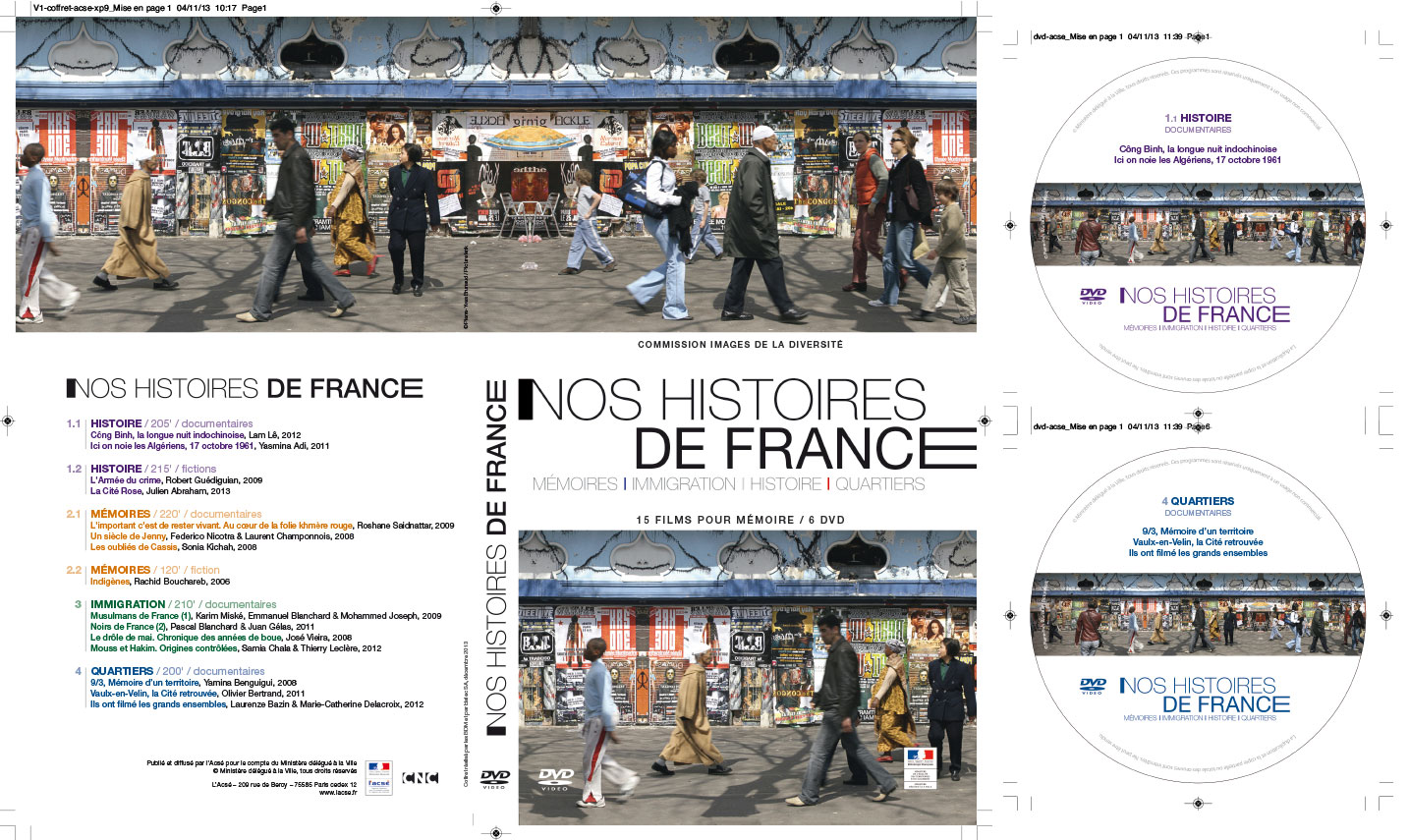 © Thierry Palau - Les BDM. Coffret DVD Nos histoires de France