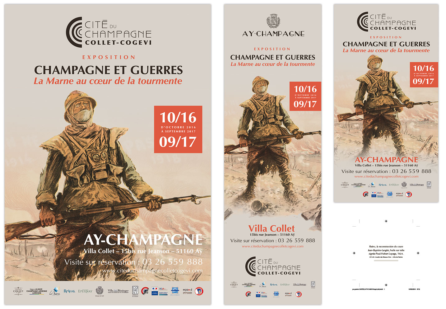 © Thiery Palau - Création affiche 2017 Cité du Champagne Collet-Cogevi