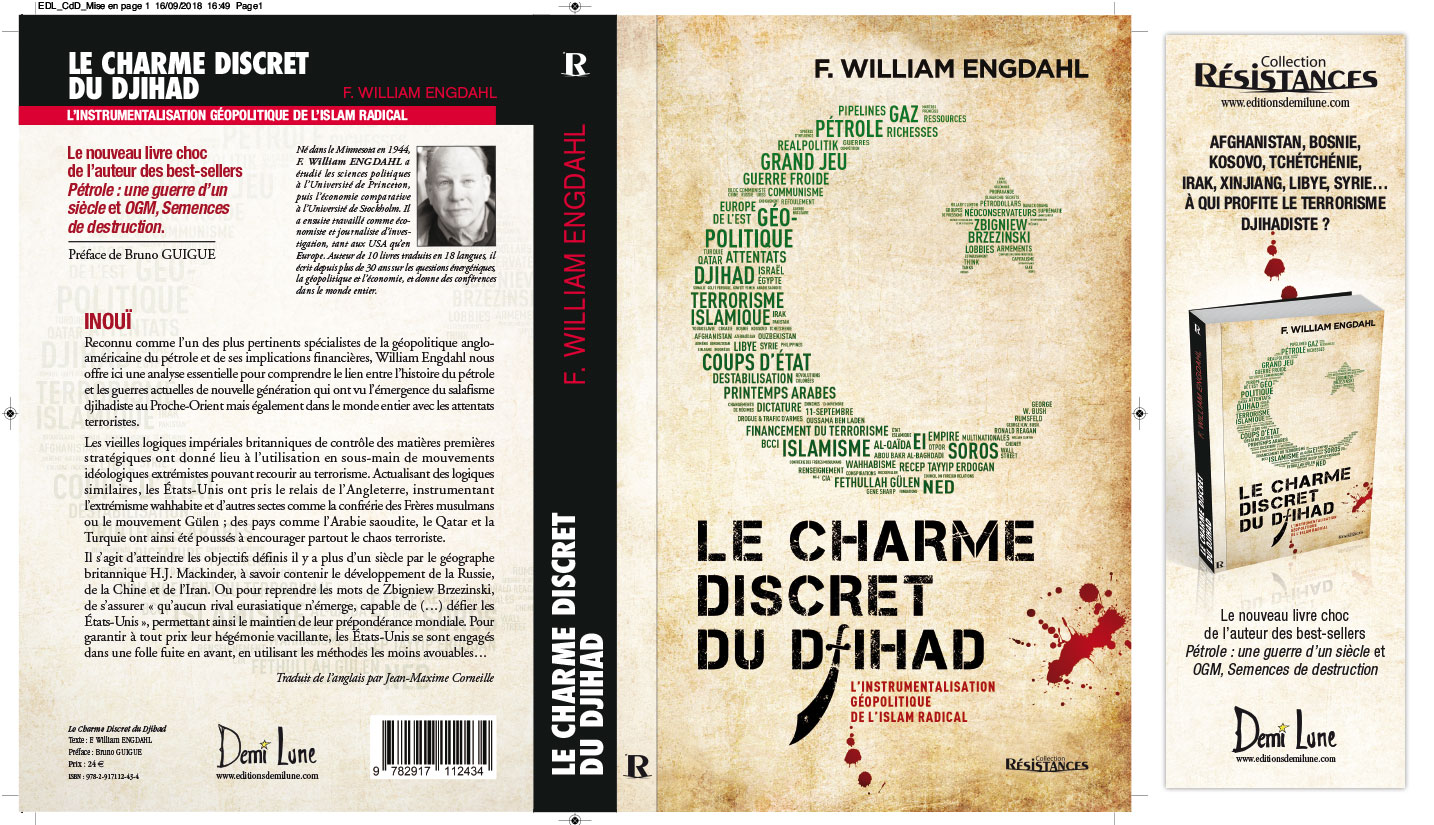 © Thierry Palau - Création couverture livre Le Charme discret du djihad, Collection Résistances, éditions Demi Lune